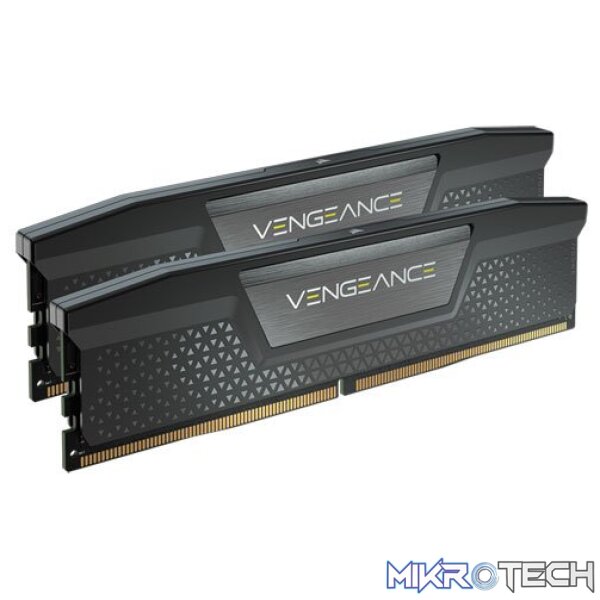 Corsair CMK32GX5M2A4800C40 Vengeance 32GB (2x16GB) DDR5-4800MHz CL40 1.1V Black Desktop Memory - Image 2
