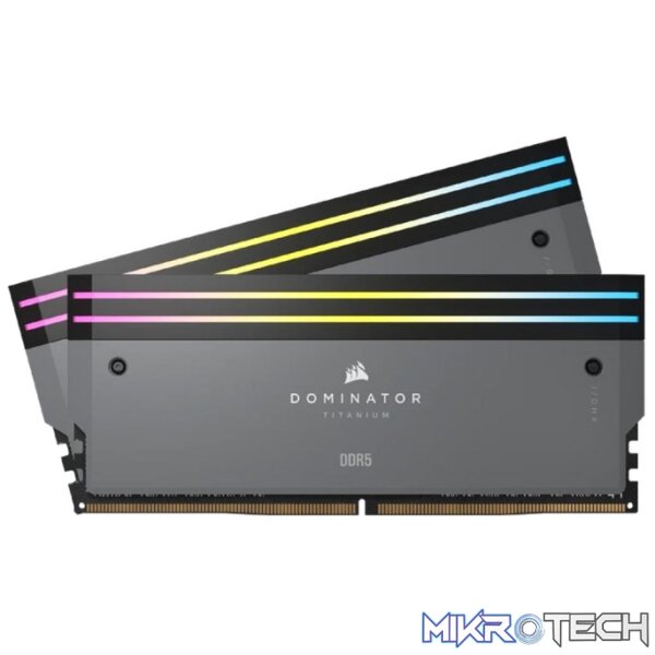 Corsair CMP32GX5M2B6000Z30 DOMINATOR TITANIUM RGB DDR5 AMD EXPO 32GB Kit(2 x 16GB) DDR5 DRAM 6000MHz CL30 1.40V Grey Memory Corsair CMP32GX5M2B6000Z30 DOMINATOR TITANIUM RGB DDR5 AMD EXPO 32GB Kit(2 x 16GB) DDR5 DRAM 6000MHz CL30 1.40V Grey Memory
