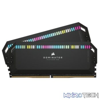 Corsair CMT32GX5M2X6200C36 Dominator Platinum RGB Black 32GB(2 X 16) Kit DDR5 6200MHz CL36 1.3v Desktop Memory