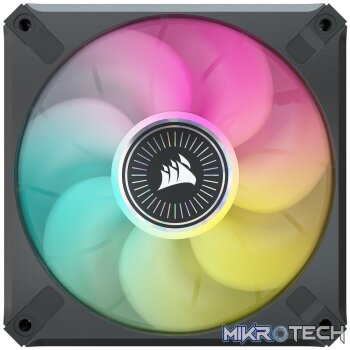 Corsair CO-9050112 ML120 RGB ELITE 120mm RGB Fan Single Pack Black
