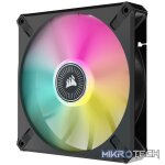Corsair CO-9050115 ML140 RGB ELITE 140mm RGB + Lighting Node Core Black Chassis Fan 2 Pack - Image 3
