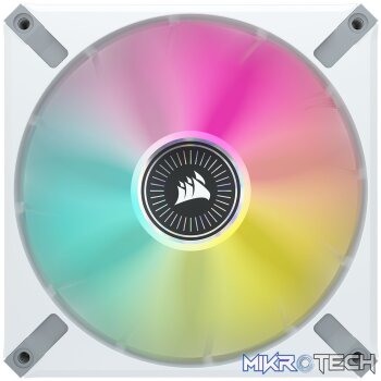 Corsair CO-9050118 ML140 RGB ELITE 140mm RGB Fan Single Pack White Chassis Fan
