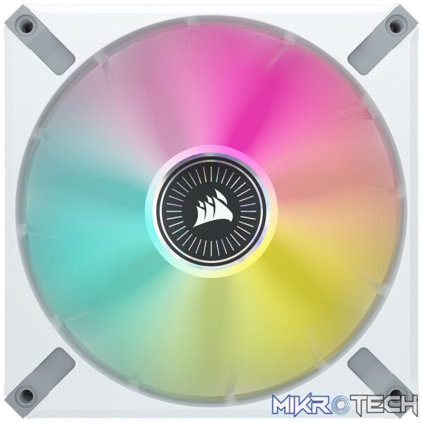 Corsair CO-9050118 ML140 RGB ELITE 140mm RGB Fan Single Pack White Chassis Fan Corsair CO-9050118 ML140 RGB ELITE 140mm RGB Fan Single Pack White Chassis Fan