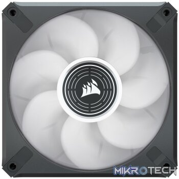 Corsair CO-9050121 ML120 LED ELITE 120mm White LED Fan Single Pack Black Chassis Fan
