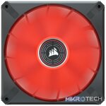 Corsair CO-9050123 ML140 LED ELITE 140mm Red LED Fan Single Pack Chassis Fan