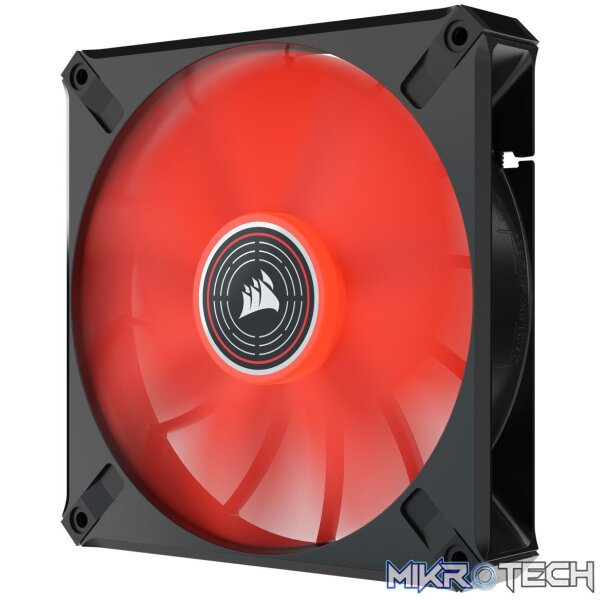 Corsair CO-9050123 ML140 LED ELITE 140mm Red LED Fan Single Pack Chassis Fan - Image 3
