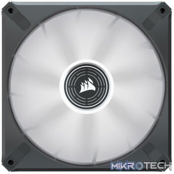 Corsair CO-9050124 ML140 LED ELITE 140mm White LED Fan Single Pack Black Chassis Fan