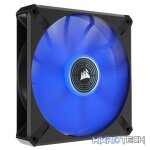 Corsair CO-9050125 ML140 LED ELITE 140mm Blue LED Fan Single Pack Black Chassis Fan - Image 2
