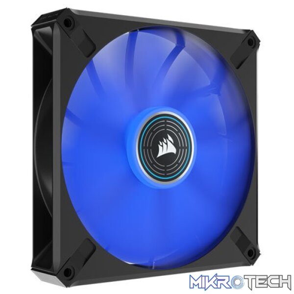 Corsair CO-9050125 ML140 LED ELITE 140mm Blue LED Fan Single Pack Black Chassis Fan - Image 2