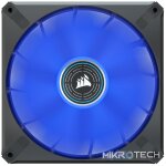 Corsair CO-9050125 ML140 LED ELITE 140mm Blue LED Fan Single Pack Black Chassis Fan