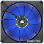 Corsair CO-9050125 ML140 LED ELITE 140mm Blue LED Fan Single Pack Black Chassis Fan - Image 4
