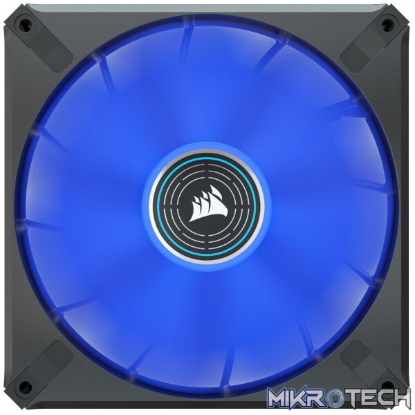 Corsair CO-9050125 ML140 LED ELITE 140mm Blue LED Fan Single Pack Black Chassis Fan Corsair CO-9050125 ML140 LED ELITE 140mm Blue LED Fan Single Pack Black Chassis Fan