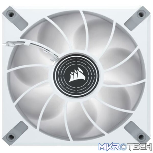 Corsair CO-9050127 ML120 LED ELITE 120mm White LED Fan Single Pack White Chassis Fan - Image 4
