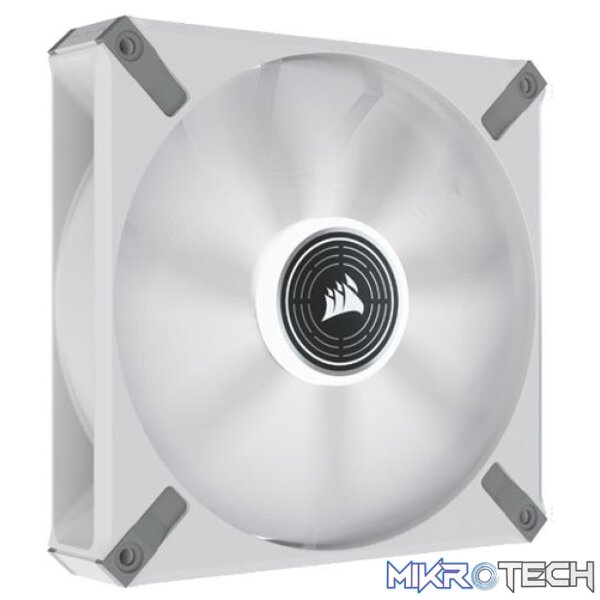 Corsair CO-9050130 ML140 LED ELITE 140mm White LED Fan Single Pack White Chassis Fan - Image 2