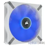 Corsair CO-9050131 ML140 LED ELITE 140mm Blue LED Fan Single Pack White Chassis Fan - Image 2