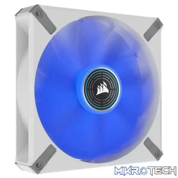 Corsair CO-9050131 ML140 LED ELITE 140mm Blue LED Fan Single Pack White Chassis Fan - Image 2