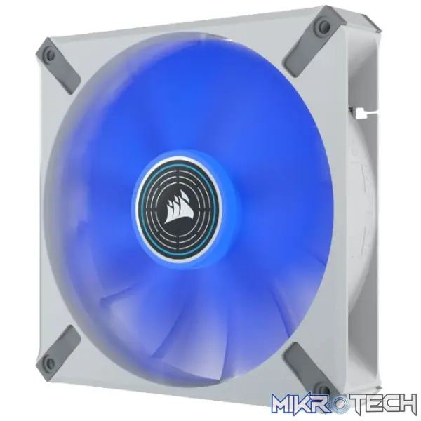Corsair CO-9050131 ML140 LED ELITE 140mm Blue LED Fan Single Pack White Chassis Fan - Image 3