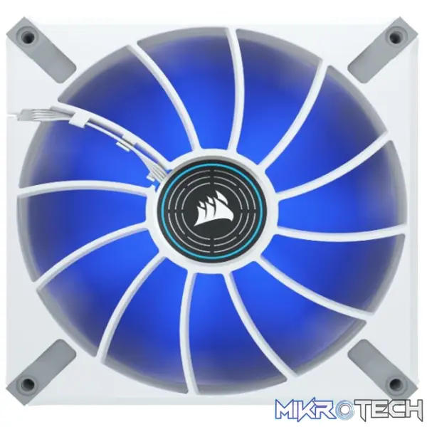 Corsair CO-9050131 ML140 LED ELITE 140mm Blue LED Fan Single Pack White Chassis Fan - Image 4
