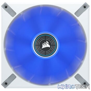 Corsair CO-9050131 ML140 LED ELITE 140mm Blue LED Fan Single Pack White Chassis Fan
