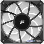 Corsair CO-9050154 iCUE AF120 RGB ELITE Black 120mm 3 Fan + Lighting Node CORE Pack - Image 3