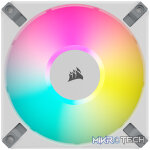 Corsair CO-9050158 iCUE AF120 RGB ELITE White 120mm 3 Fan + Lighting Node CORE Pack - Image 2