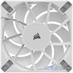 Corsair CO-9050158 iCUE AF120 RGB ELITE White 120mm 3 Fan + Lighting Node CORE Pack - Image 3