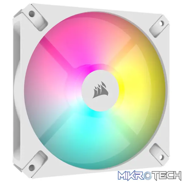 Corsair CO-9050168 iCUE AR120 ARGB 120mm PWM 1850 RPM White Case Fan Corsair CO-9050168 iCUE AR120 ARGB 120mm PWM 1850 RPM White Case Fan