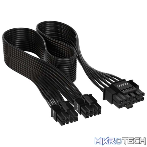 Corsair CP-8920284 PCIe 5.0 12VHPWR Type 4 PSU Power Cable Corsair CP-8920284 PCIe 5.0 12VHPWR Type 4 PSU Power Cable