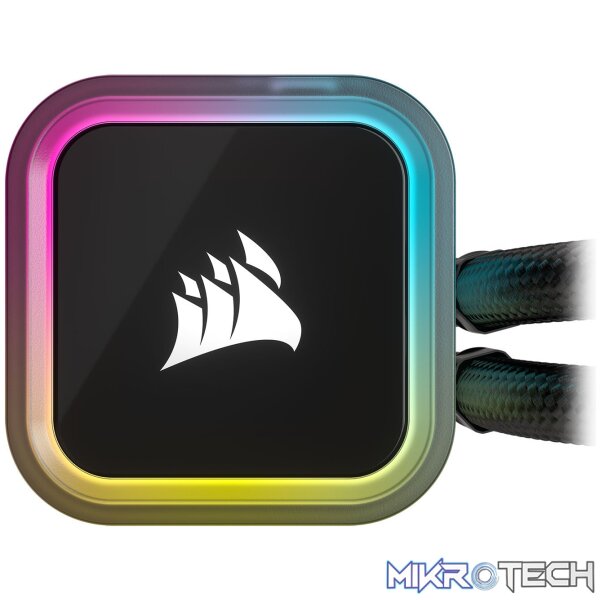 Corsair CW-9060058-WW iCUE H100i RGB ELITE 240mm Liquid CPU Cooler - Image 3