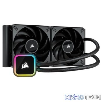Corsair CW-9060059-WW iCUE H115i RGB ELITE 280mm Liquid CPU Cooler