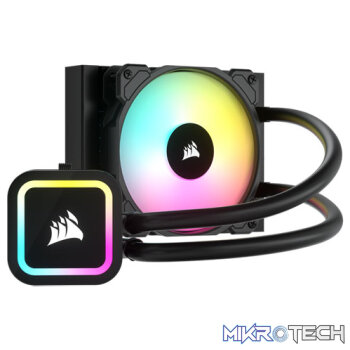 Corsair CW-9060064 iCUE H60x RGB ELITE 120mm Black Liquid CPU Cooler
