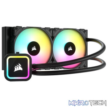 Corsair CW-9060065 H100x 240mm RGB Elite Liquid Cooler