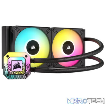 Corsair CW-9060068 iCUE H100i ELITE CAPELLIX XT Black 240mm Liquid Cooler