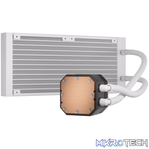 Corsair CW-9060072 iCUE H100i ELITE CAPELLIX XT White 240mm Liquid Cooler - Image 3