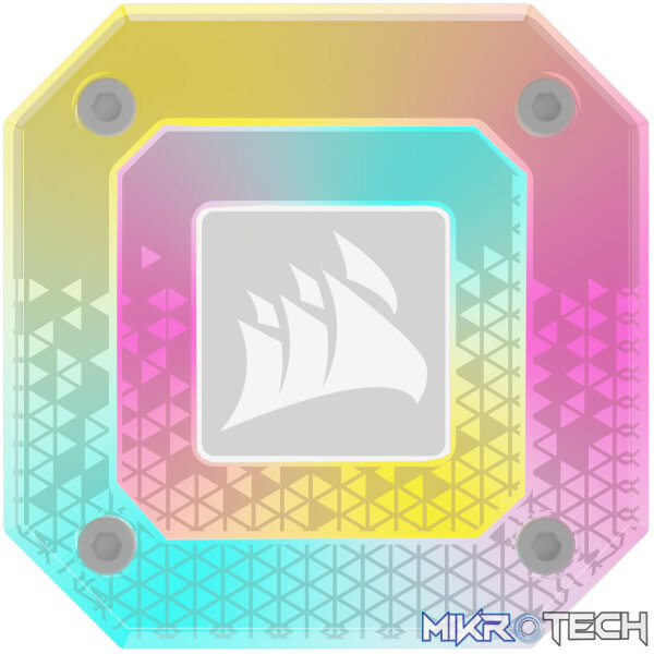 Corsair CW-9060072 iCUE H100i ELITE CAPELLIX XT White 240mm Liquid Cooler - Image 4