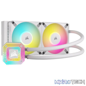 Corsair CW-9060072 iCUE H100i ELITE CAPELLIX XT White 240mm Liquid Cooler