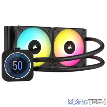 Corsair CW-9060074 iCUE H100i ELITE LCD XT 240mm Liquid Cooler