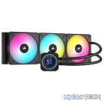 Corsair CW-9060076-WW iCUE H170i ELITE LCD XT 420mm All-In-One Black Liquid CPU Cooler