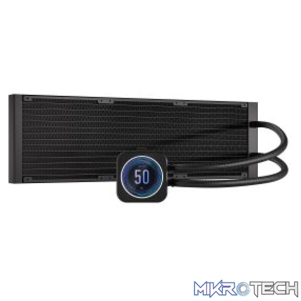 Corsair CW-9060076-WW iCUE H170i ELITE LCD XT 420mm All-In-One Black Liquid CPU Cooler - Image 3