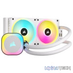 Corsair CW-9061005-WW iCUE Link H100i RGB AIO 240mm White Liquid CPU Cooler