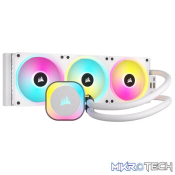 Corsair CW-9061006-WW iCUE Link H150i RGB AIO 360mm White Liquid CPU Cooler