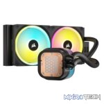 Corsair CW-9061007 iCUE LINK H100i LCD RGB 240mm Black AIO with IPS LCD Display Liquid Cooler - Image 3