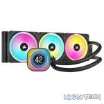 Corsair CW-9061008-WW iCUE Link H150i LCD AIO 360mm Black Liquid CPU Cooler