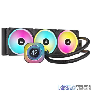 Corsair CW-9061008-WW iCUE Link H150i LCD AIO 360mm Black Liquid CPU Cooler