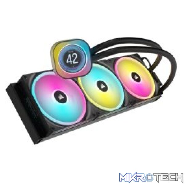 Corsair CW-9061009-WW iCUE LINK H170i LCD 420mm Intel/AMD CPU Liquid Cooler - Image 2