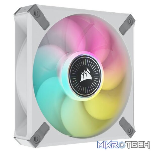 Corsair Co-9050116 ML120 RGB ELITE 120mm RGB Fan Single Pack White - Image 2