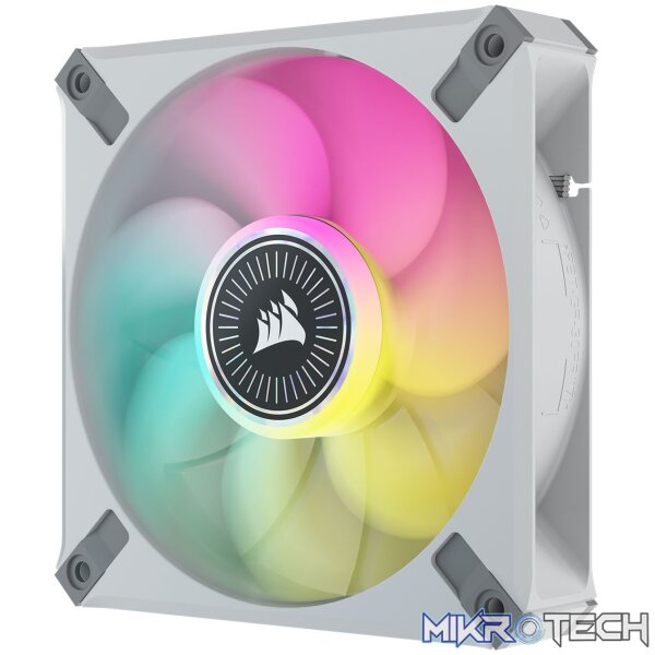 Corsair Co-9050116 ML120 RGB ELITE 120mm RGB Fan Single Pack White - Image 3