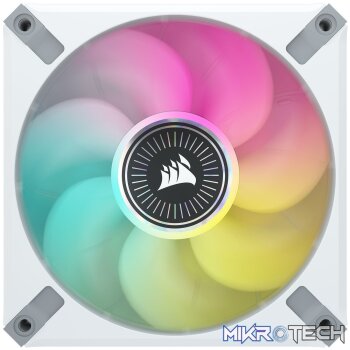 Corsair Co-9050116 ML120 RGB ELITE 120mm RGB Fan Single Pack White