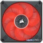Corsair Co-9050120 ML120 LED ELITE 120mm Red LED Fan Single Pack Black Chassis Fan