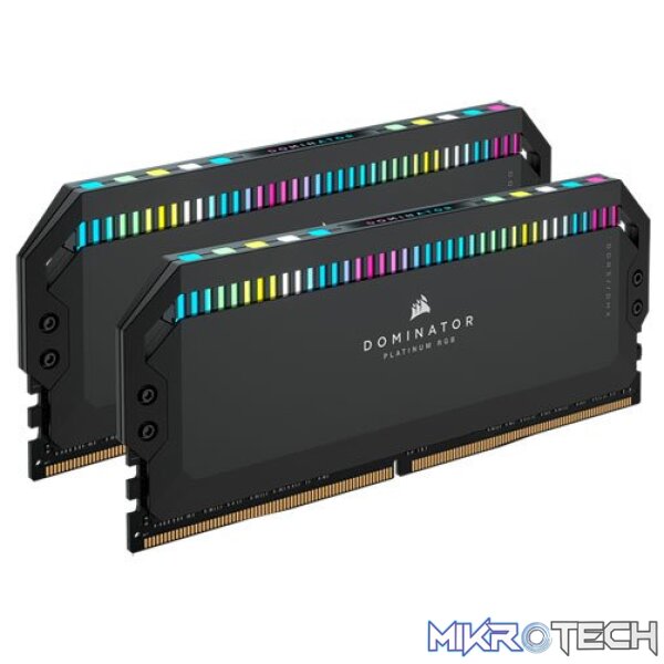 Corsair DOMINATOR Platinum RGB Black 64GB(2 x 32GB)Kit 5600MHz DDR5 CL40 1.25v Desktop Memory - Image 2